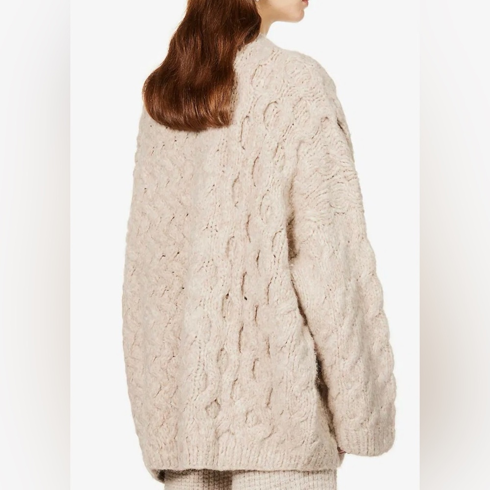 Lauren Manoogian Aspen Aran Handknit Pullover
